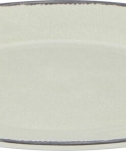 Tom Dinerbord 25 Cm Melamine 229 Gram Wit/grijs