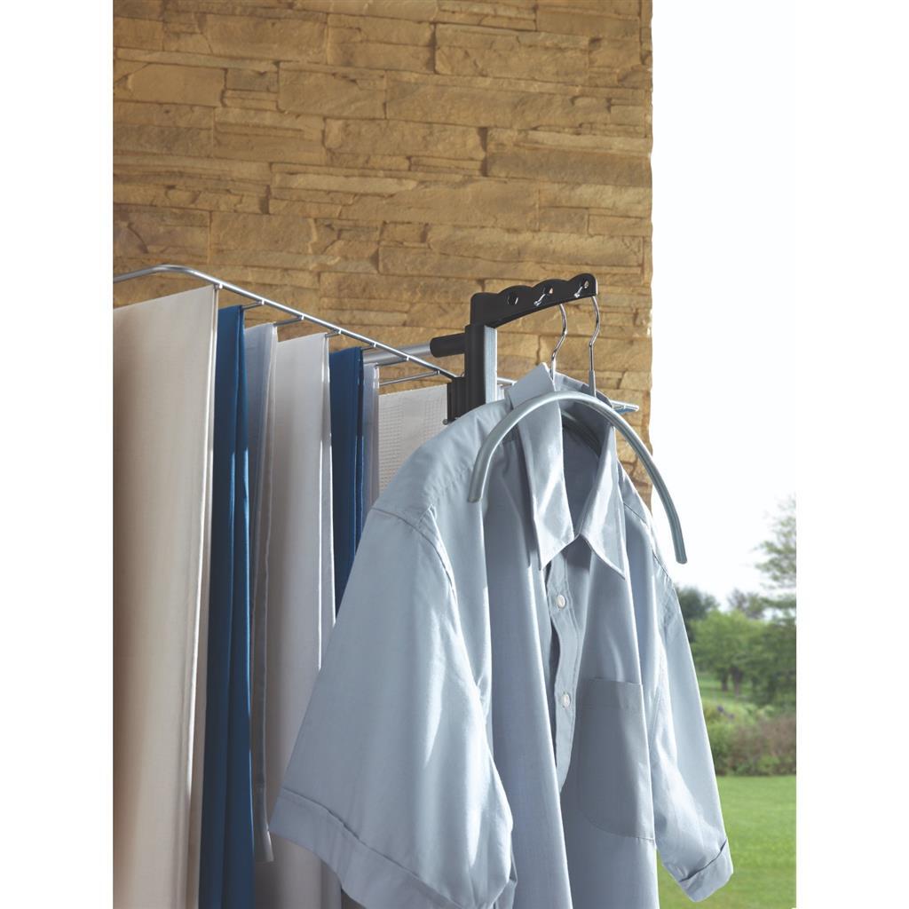 Tomado Ciclone Droogtoren 40 m Lijn 78x72x137 cm Zilver/Zwart - Image 5