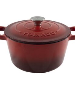 Tomado Gietijzeren Braadpan 24 cm Rood