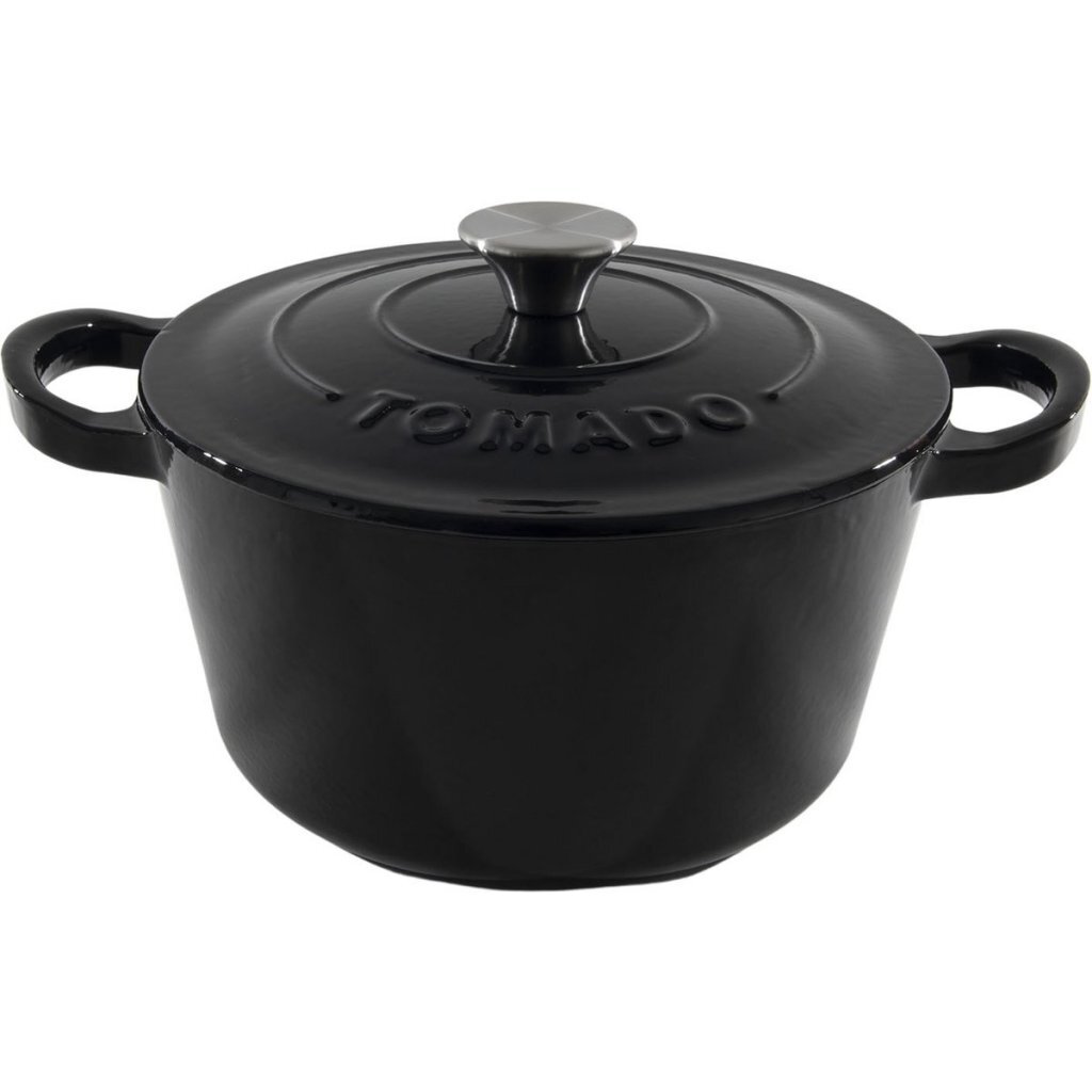 Tomado Gietijzeren Braadpan 24 cm Zwart