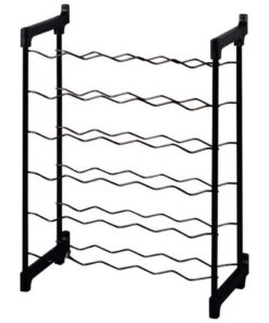 Alternative view of Tomado-Metaltex Chianti Wijnrek voor 30 Flessen 68x50x26 cm Zwart