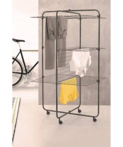 Alternative view of Tomado-Metaltex Dijon Onyx Droogtoren 33 m Drooglengte Zwart