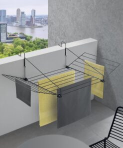 Alternative view of Tomado Metaltex Hangdroogrek Tilburg 12M Mat Zwart