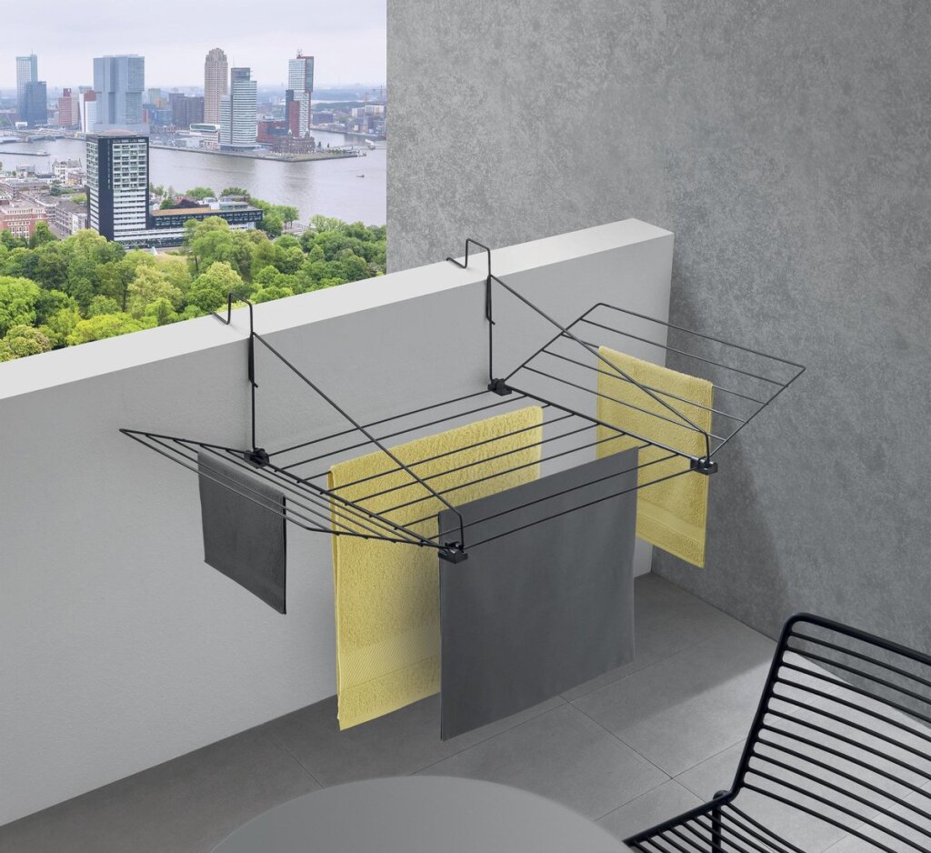 Tomado Metaltex Hangdroogrek Tilburg 12M Mat Zwart - Image 2