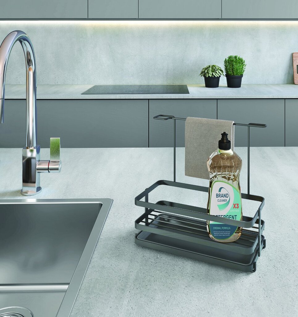 Tomado-Metaltex Tokyo Line Organizer Lava Touchtherm Zwart - Image 3