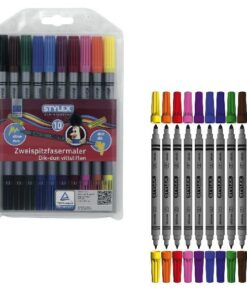 Toppoint Duo Viltstiften 10stuks