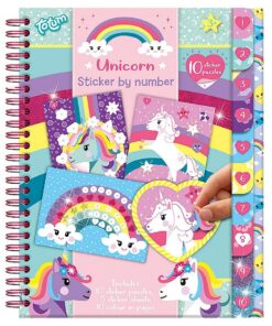 Totum Unicorn Sticker Op Nummer