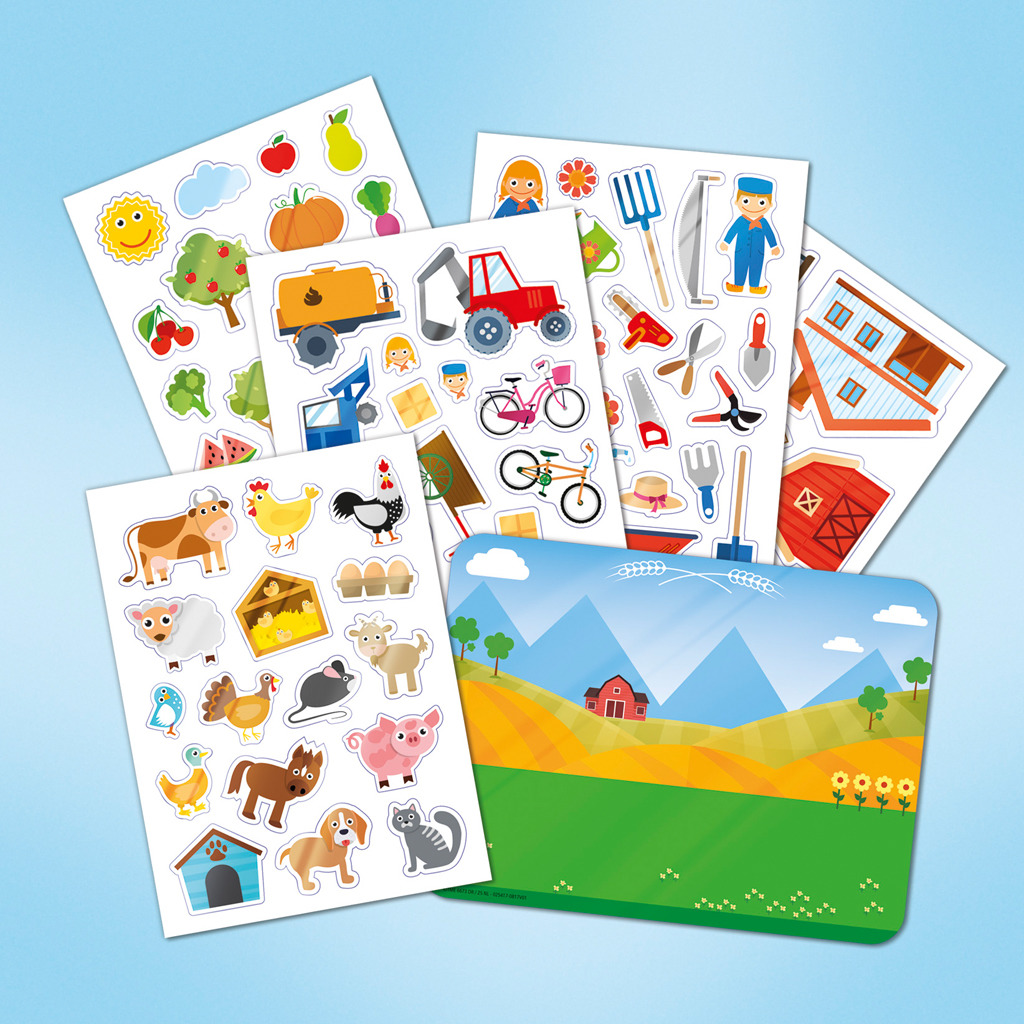 Totum Verwijderbare Raamstickers Boerderij 70 Stuks - Image 2