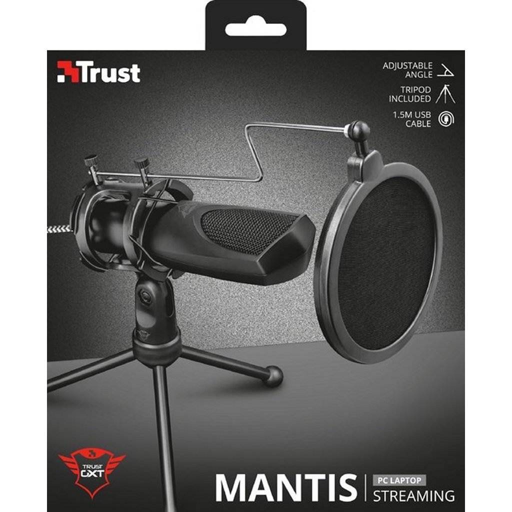 Trust GXT 232 Mantis USB Streaming Microfoon Zwart - Image 2