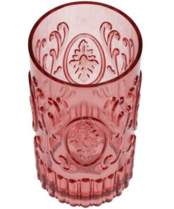 Tumbler Beker 8.2x15.2 cm Roze/Transparant