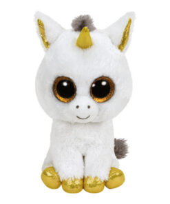 Ty Beanie Witte Eenhoorn Pegasus Knuffel 15cm
