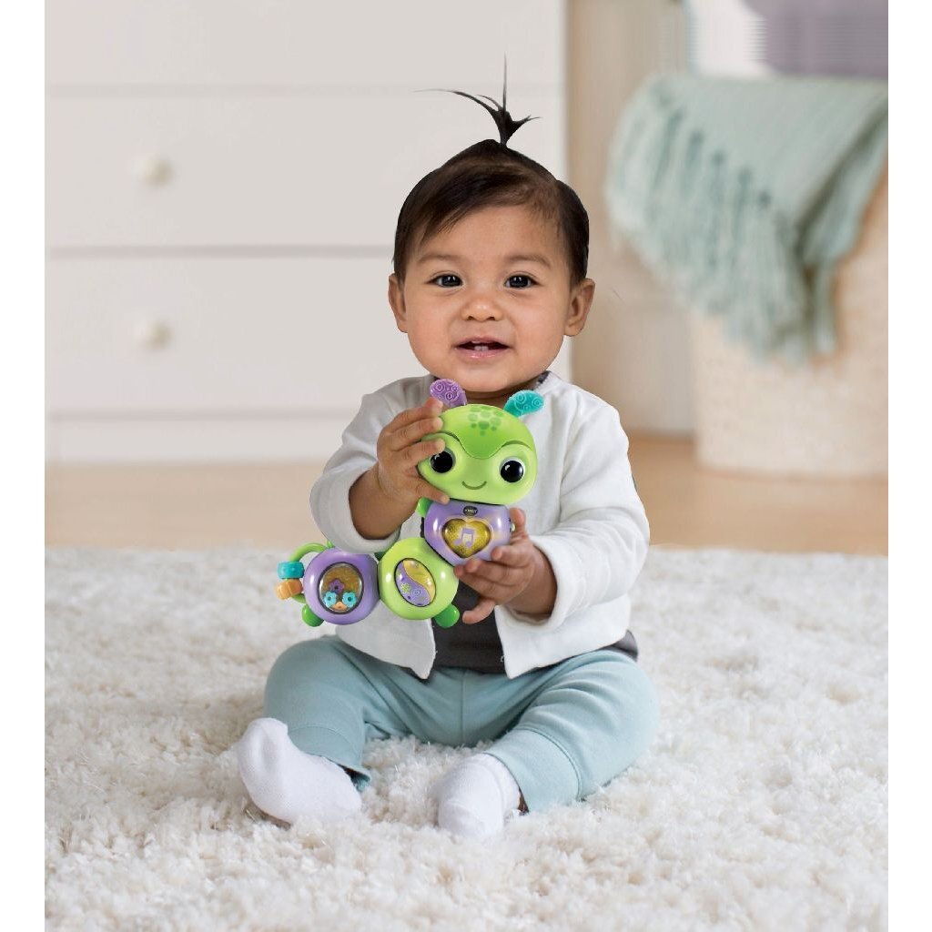 VTech Baby Draai en Wiebel Rupsje + Licht en Geluid - Image 2