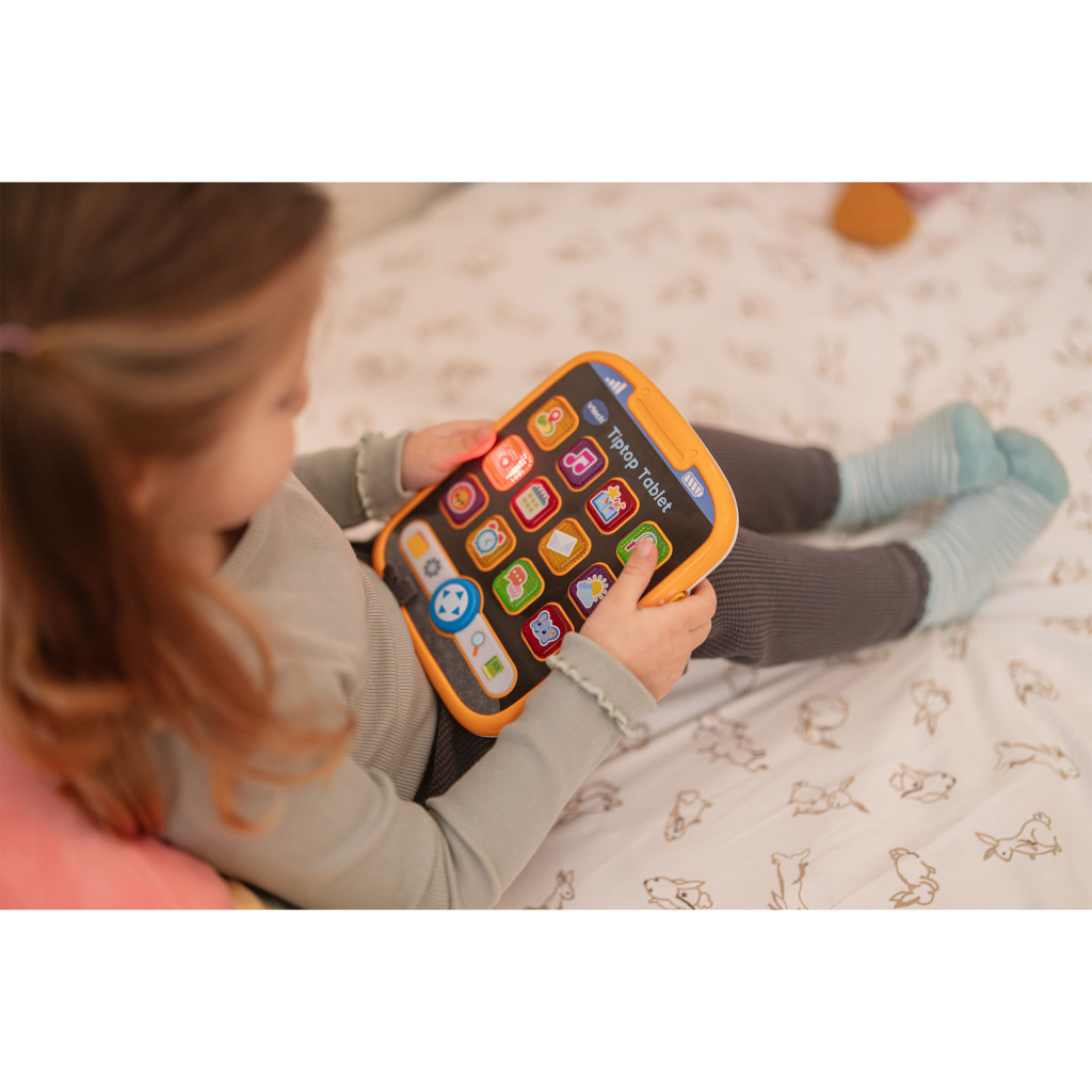 VTech Baby Tiptop Tablet + Licht en Geluid Geel - Image 4