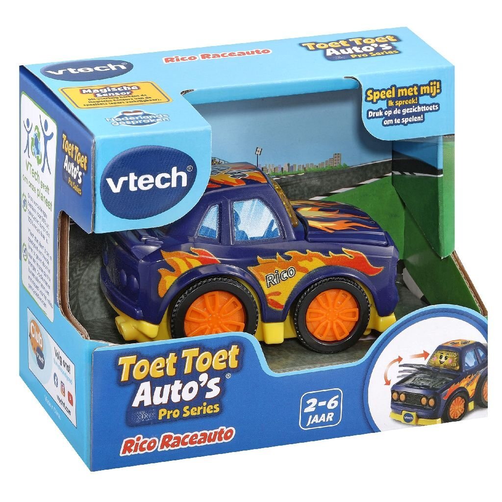 VTech Toet Toet Rico Raceauto + Licht en Geluid - Image 2