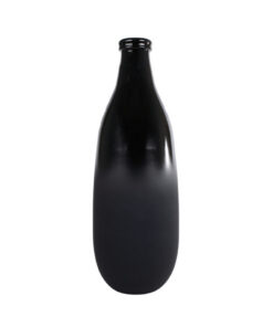 Vaas Montana S Mat/glanzend Zwart Glas 15x15x40cm