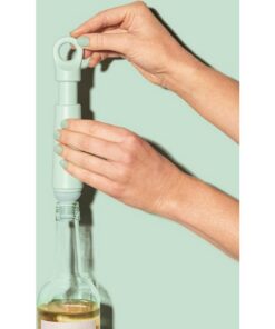 Alternative view of Vacuvin Wijnstopper Jade Groen