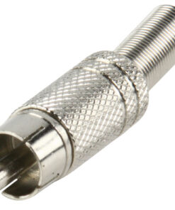 Valueline CC-010 Rca Plug + Prt. Metaal Verguld Rood