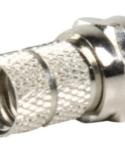 Valueline FC-001PROF F-connector Male Metaal Zilver