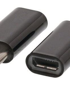 Valueline VLCP60910B Usb 2.0-adapter Usb-c Male - Usb Micro-b Female Zwart