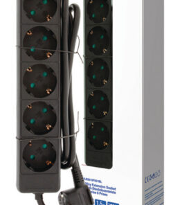 Valueline VLES615F001BL Stekkerdoos 6-wegs 1.50 M Zwart