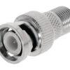 Valueline VLSP41965M Antenne Adapter Bnc Male - F-connector Female Zilver