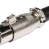 Valueline XLR-3FCL Connector Xlr 3-pin Female Metaal Zilver