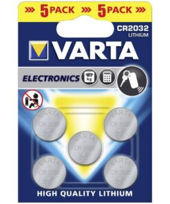 Varta CR2032 Lithium Knoopcel Batterijen 5 Stuks