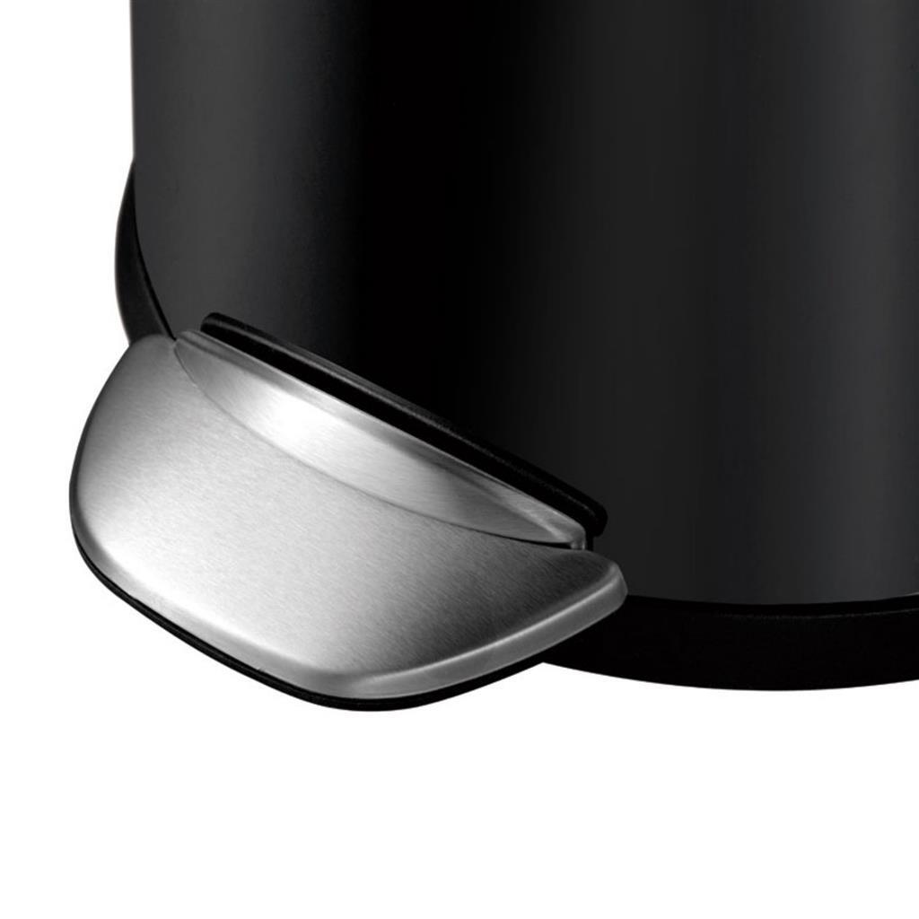 Vepa Bins Belle Deluxe Pedaalemmer 3L Zwart/Zilver - Image 3