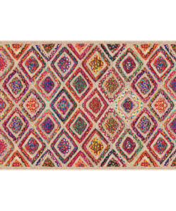 VidaXL Vloerkleed wasbaar anti-slip 190x300 cm meerkleurig