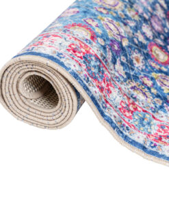 VidaXL Vloerkleed wasbaar anti-slip 190x300 cm meerkleurig