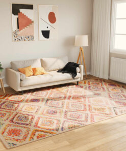 VidaXL Vloerkleed wasbaar anti-slip 190x300 cm meerkleurig