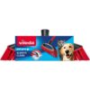 Vileda PetPro Always Clean Bezem Borstel Zwart/Rood
