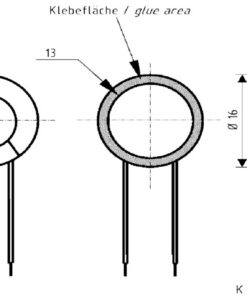 Alternative view of Visaton Vs-k16 Miniatuur Luidspreker 16 mm 50 Ohm