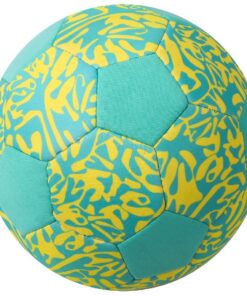 Voetbal Neopreen 21 cm Mint/Geel
