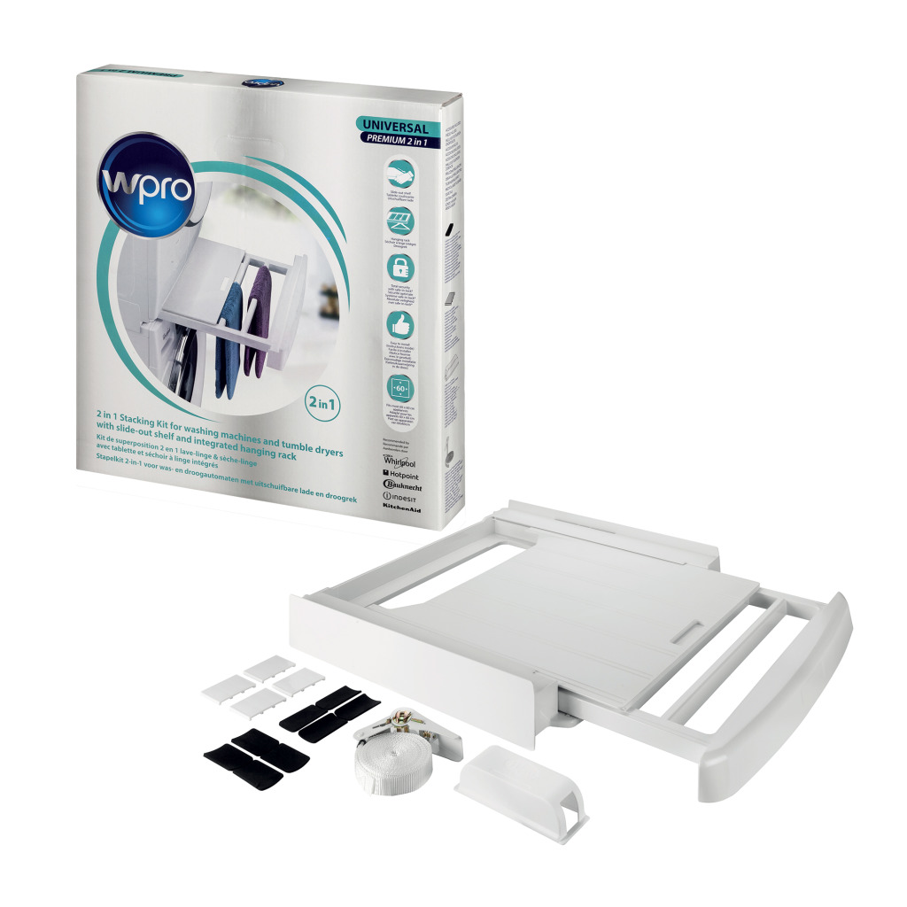 WPRO SKP101 Universele Stapelkit met Droogrek - Image 3