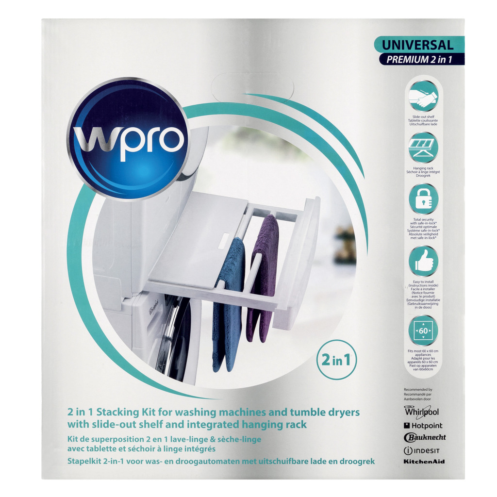 WPRO SKP101 Universele Stapelkit met Droogrek - Image 4