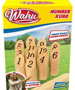 Wahu Houten Number Kubb Spel
