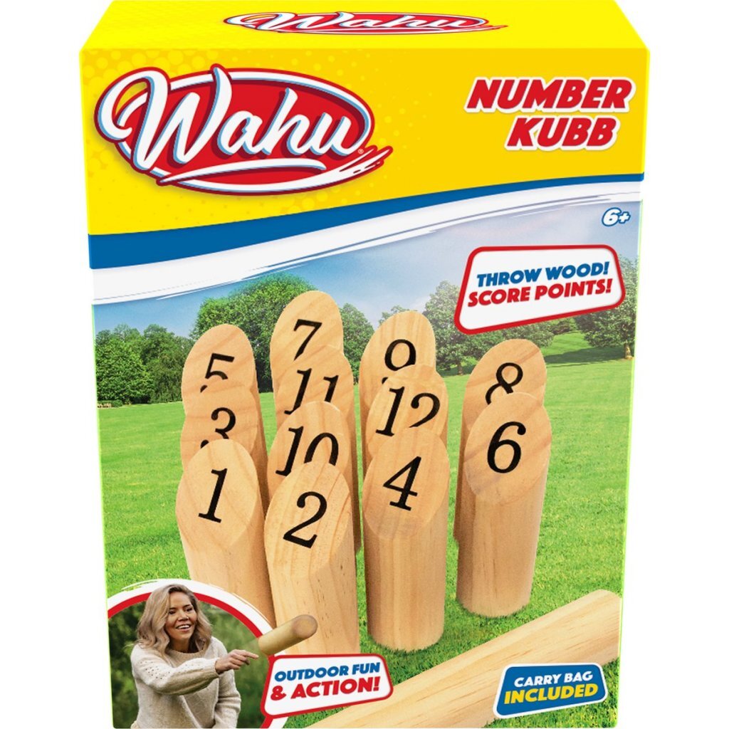 Wahu Houten Number Kubb Spel