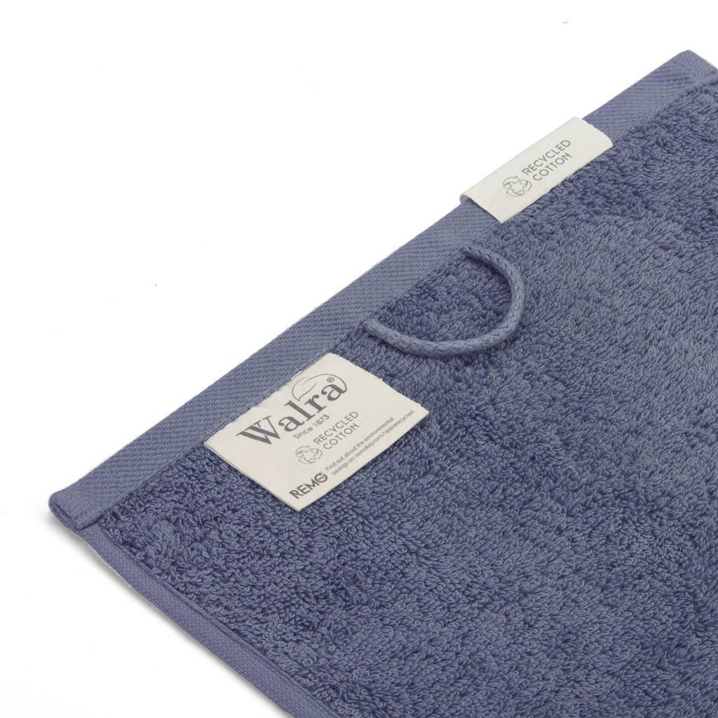 Walra Gastendoek 30x50 cm 2 Stuks Gerecycled Katoen/Blauw - Image 2