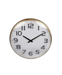 Wandklok Dresden 43x6.5x43 cm Messing/Metaal