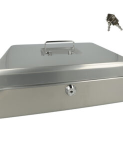 Westcott AC-E51002-ZI Geldkist 301x242x91mm Zilvergrijs