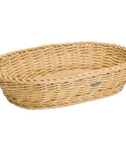 Westmark Broodmand Rieten Look Ovaal 32x23x7 cm Beige/Kunststof