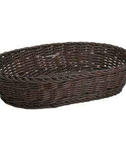 Westmark Broodmand Rieten Look Ovaal 32x23x7 cm Bruin/Kunststof