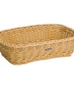 Westmark Broodmand Rieten Look Rechthoek 31x21x9 cm Beige/Kunststof