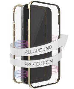 Alternative view of White Diamonds 360 Glas Cover Voor Apple IPhone 14 Goud