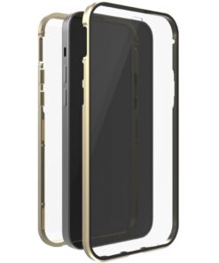 White Diamonds 360 Glas Cover Voor Apple IPhone 14 Goud