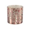 Windlicht Desiree Giraffeprint 15 cm Glas/Roze