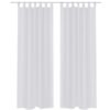 Witte Vitrage 140 x 225 cm 2 stuks