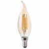 Xavax Led-gloeidraad E14 400lm Vervangt 35W Windvlaag-kaars Amber Warm Wit