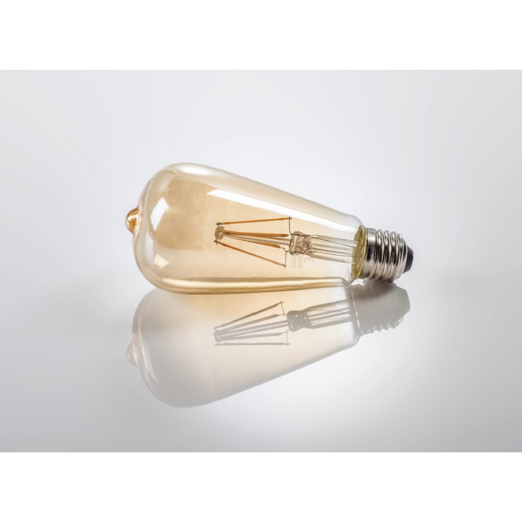 Xavax Led-gloeidraad E27 410lm Vervangt 35W Vintagelamp Amber Warm Wit - Image 3